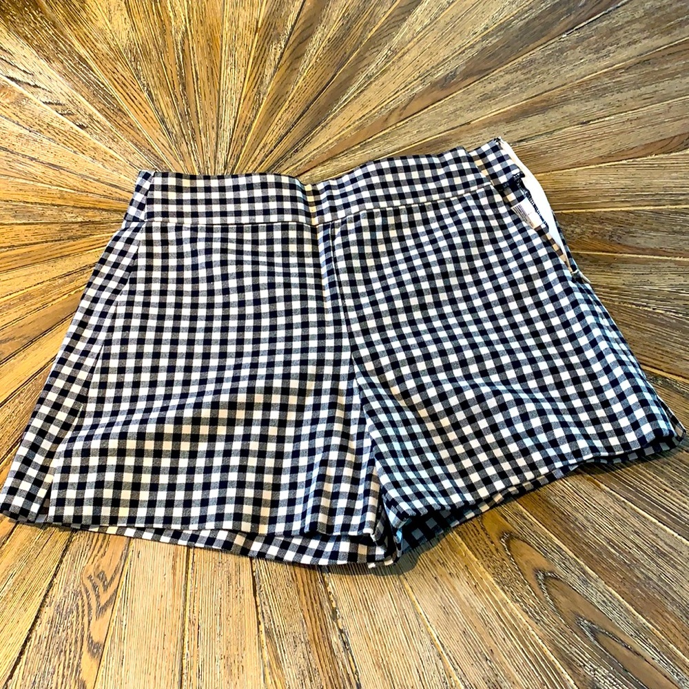 Black and white gingham Gap shorts